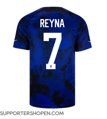 Förenta staterna Giovanni Reyna #7 Borta Matchtröja VM 2022 Kortärmad
